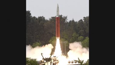 Agni-1: India Carries Out Successful Training Launch of Medium-Range Ballistic Missile From APJ Abdul Kalam Island off Coast of Odisha
